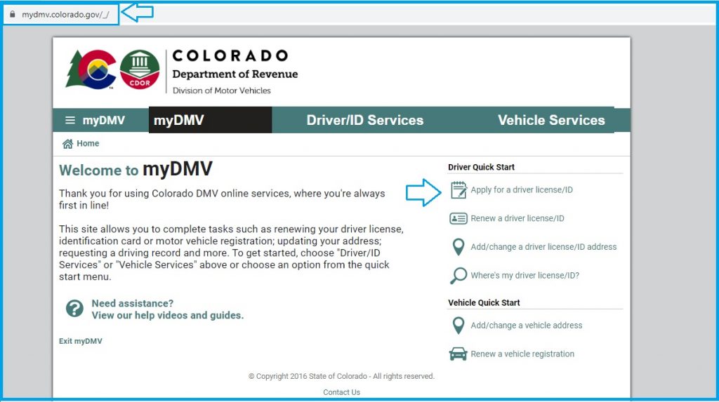 colorado driving license appointment