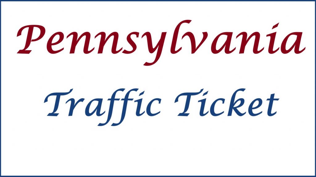pa dmv, pennsylvania traffic ticket pay, respond